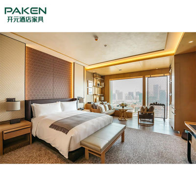 품질  Hotel High Glossy Finish Queen Size Bedroom Suites 공장