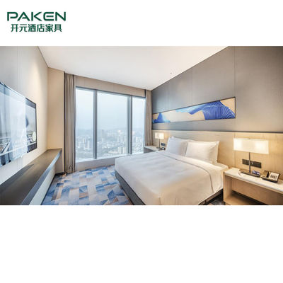 현대 호텔 침실 가구, 나무로 된 사용된 호텔 가구, 사용자 지정 크기 호텔룸 가구