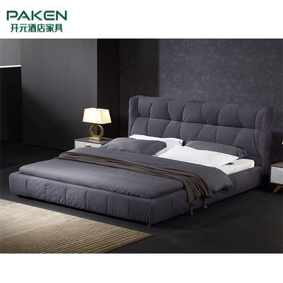 짙은 회색 색으로 현대 별장 가구 침실  Furniture&amp;Concise 스타일 침대를 특별주문하세요