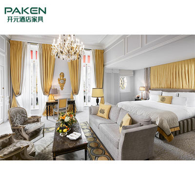 PAKEN 상업 호텔 침실 가구는 선택적인 소재와 함께 설정합니다