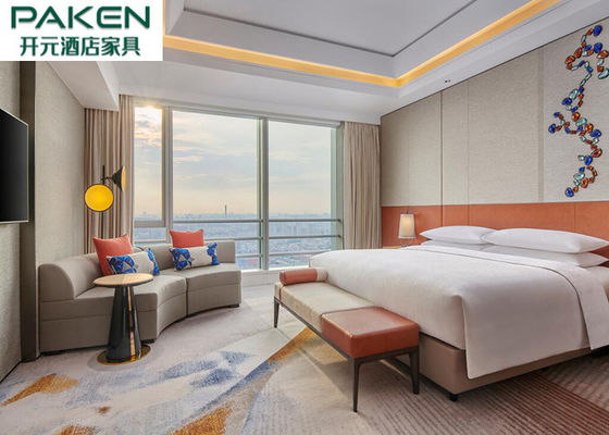 Hilton 호텔 그룹 디자인 단색 주제 침실 가구 입장 럭스 동향 작풍