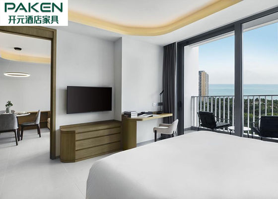 장기 체류를 위한 아파트 호텔 싱글 아파트 오크 베니어 패널 침실+거실
